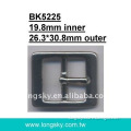 Zinc buckle with prong (#BK5225/19.8mm inner)